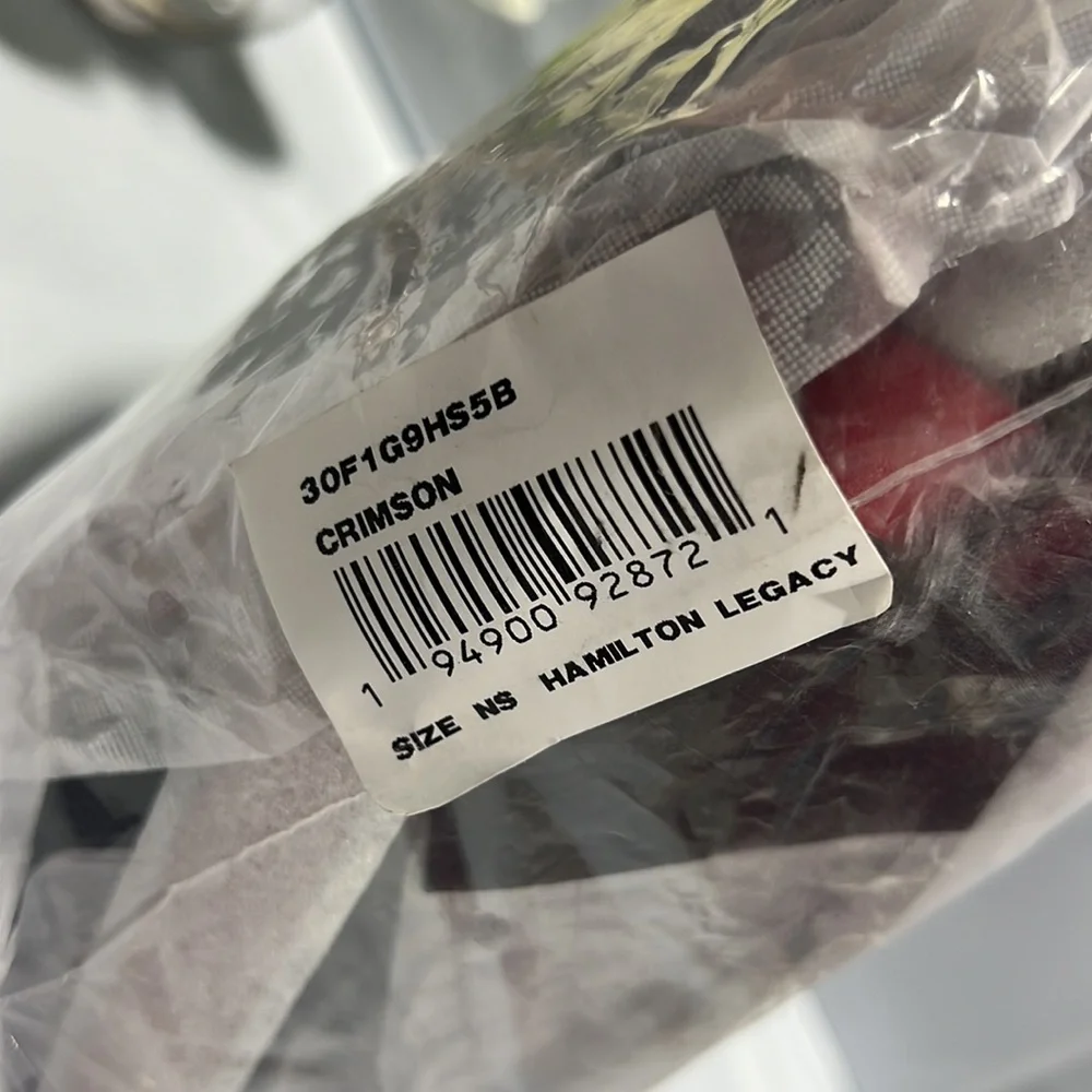 NWT - Michael Kors Hamilton Legacy Sm Logo Belted Satchel, Crimson/Brown - Picture 11 of 11